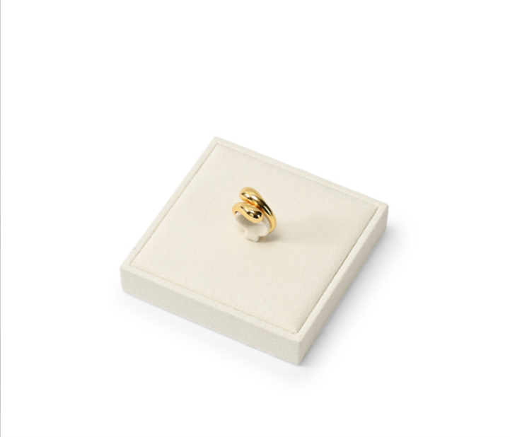 Beige Metal Jewelry Display Set
