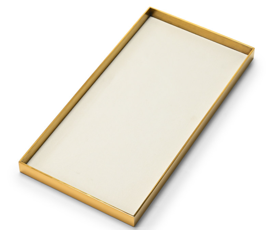Beige Metal Jewelry Display Set