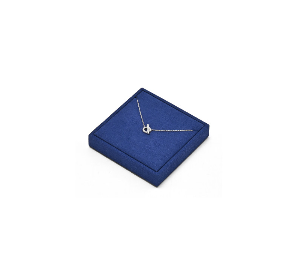 Blue Metal Jewelry Display Set