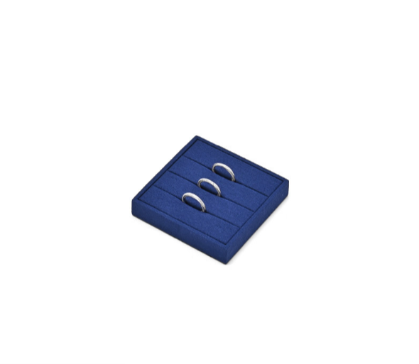 Blue Metal Jewelry Display Set