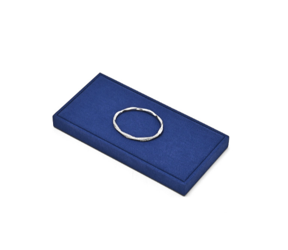 Blue Metal Jewelry Display Set