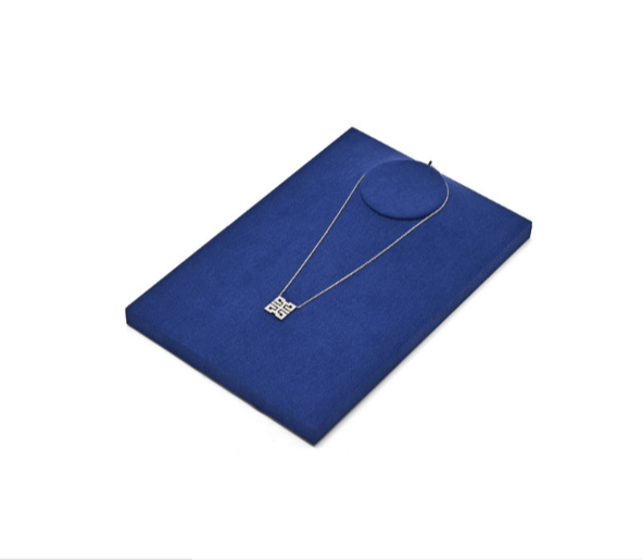 Blue Metal Jewelry Display Set