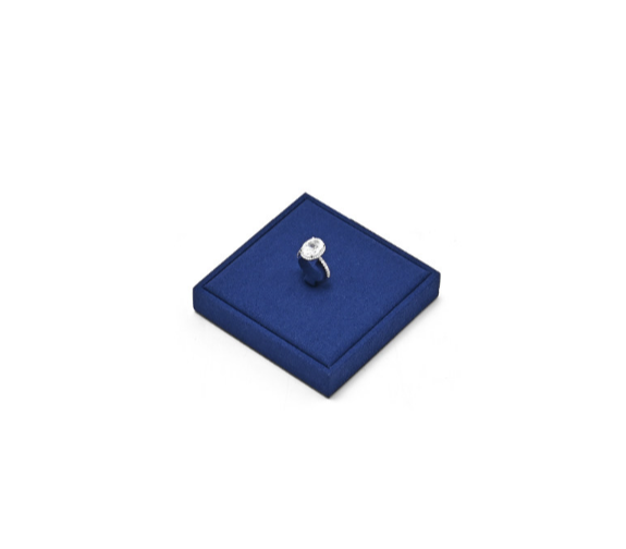 Blue Metal Jewelry Display Set