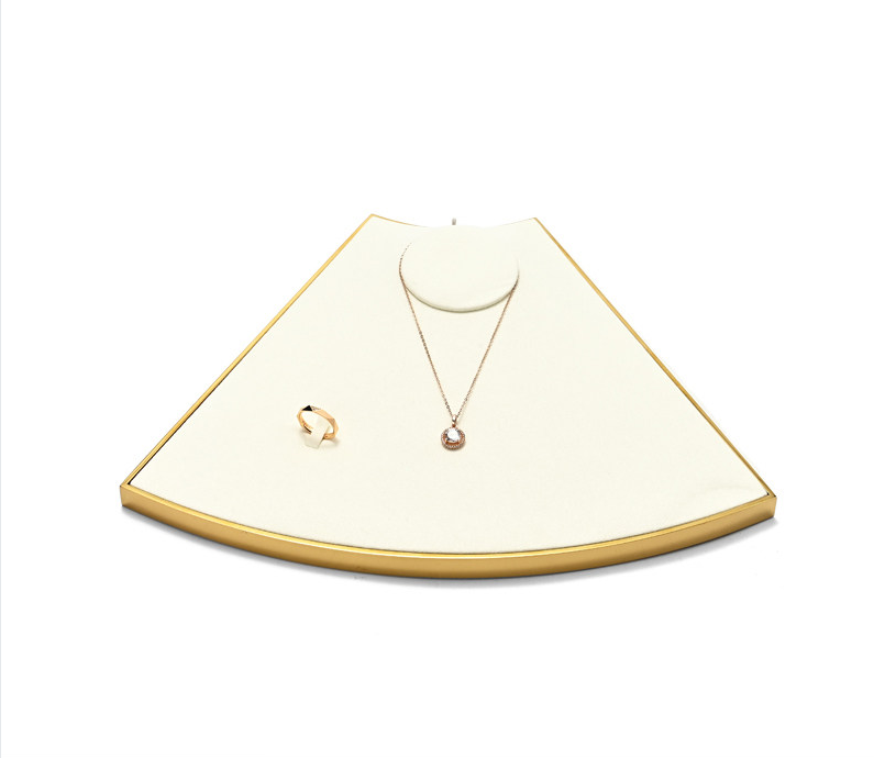Off-White Metal Jewelry Display Set