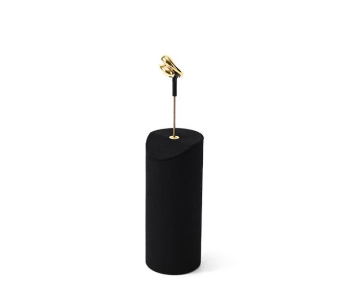 Black Microfiber Jewelry Display Stand
