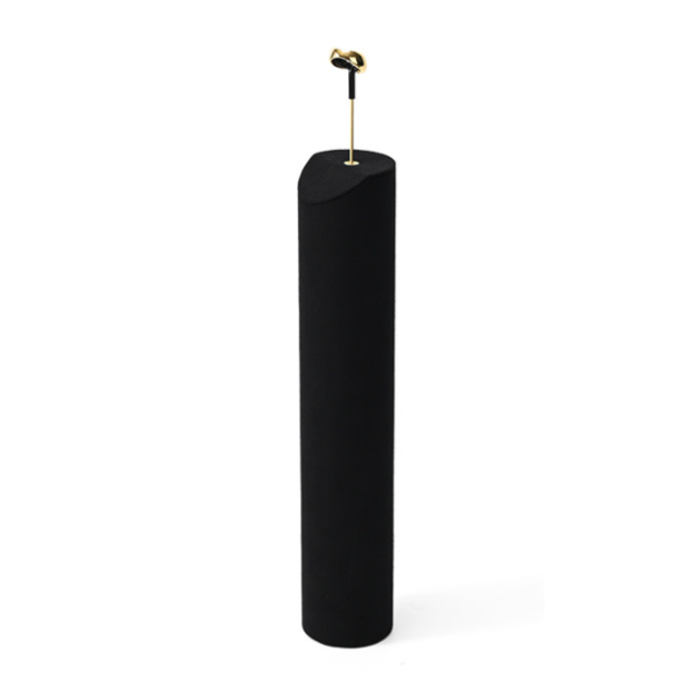 Black Microfiber Jewelry Display Stand