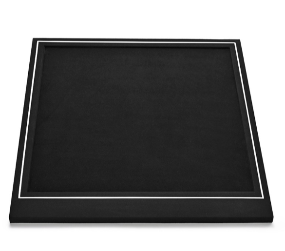 Black Microfiber Jewelry Display Set