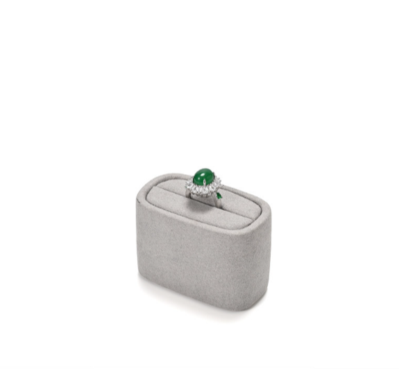 Gray Microfiber Jewelry Display Set