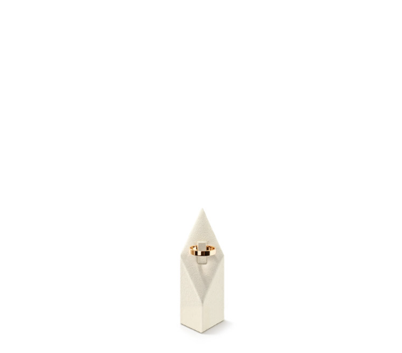 Beige Microfiber Jewelry Display Set