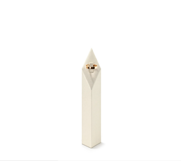 Beige Microfiber Jewelry Display Set