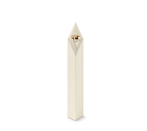 Beige Microfiber Jewelry Display Set