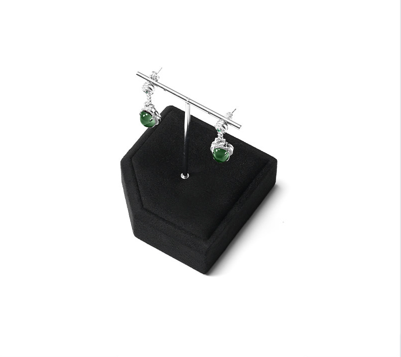 Black Microfiber Jewelry Display Set