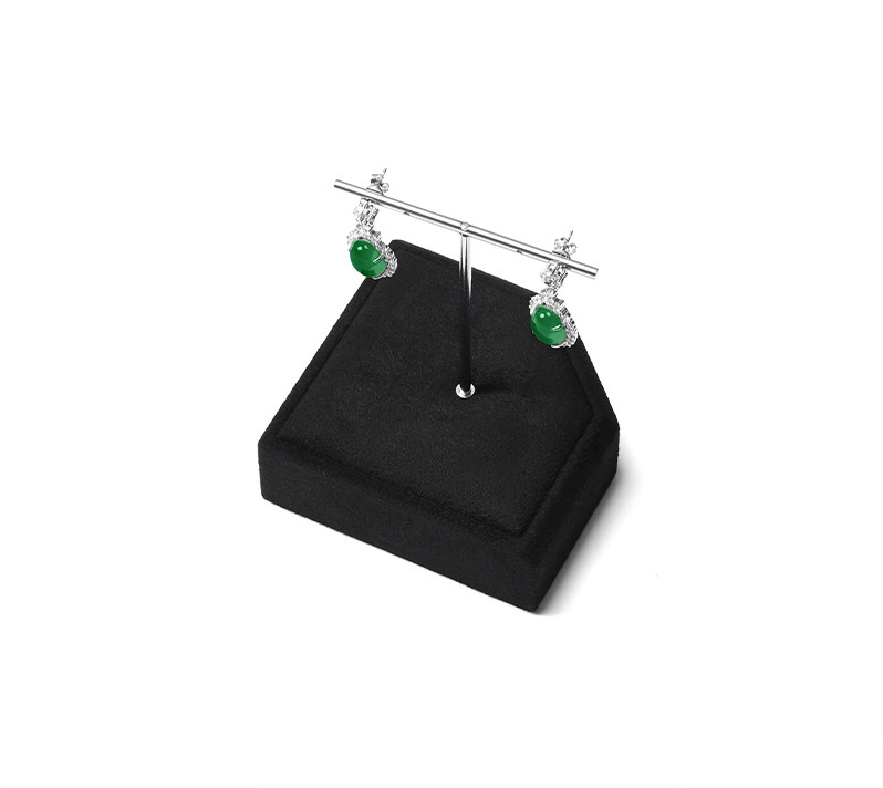 Black Microfiber Jewelry Display Set