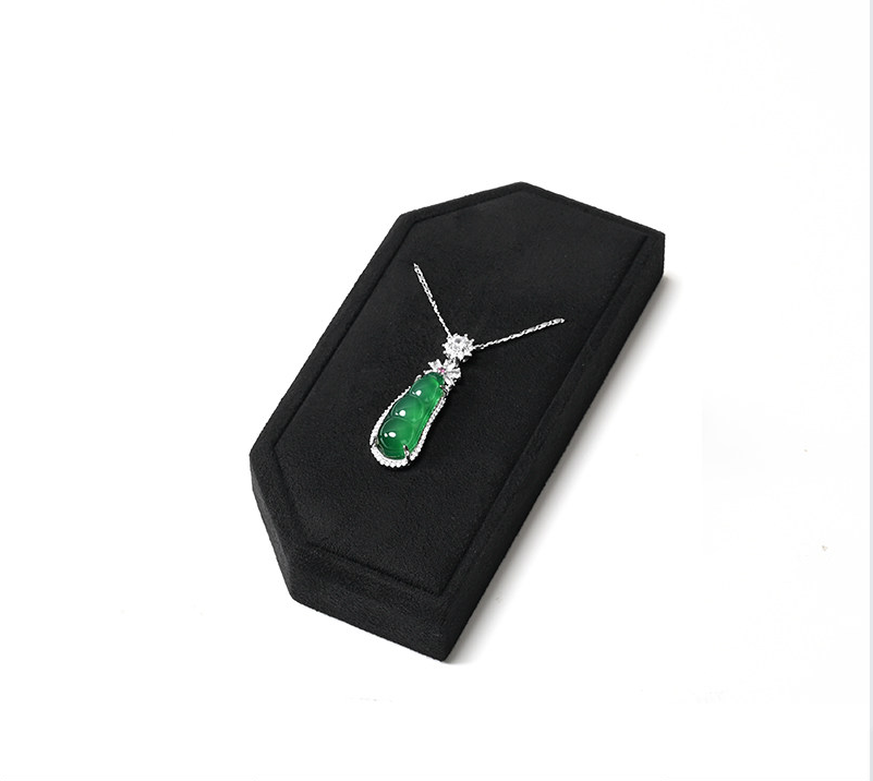Black Microfiber Jewelry Display Set