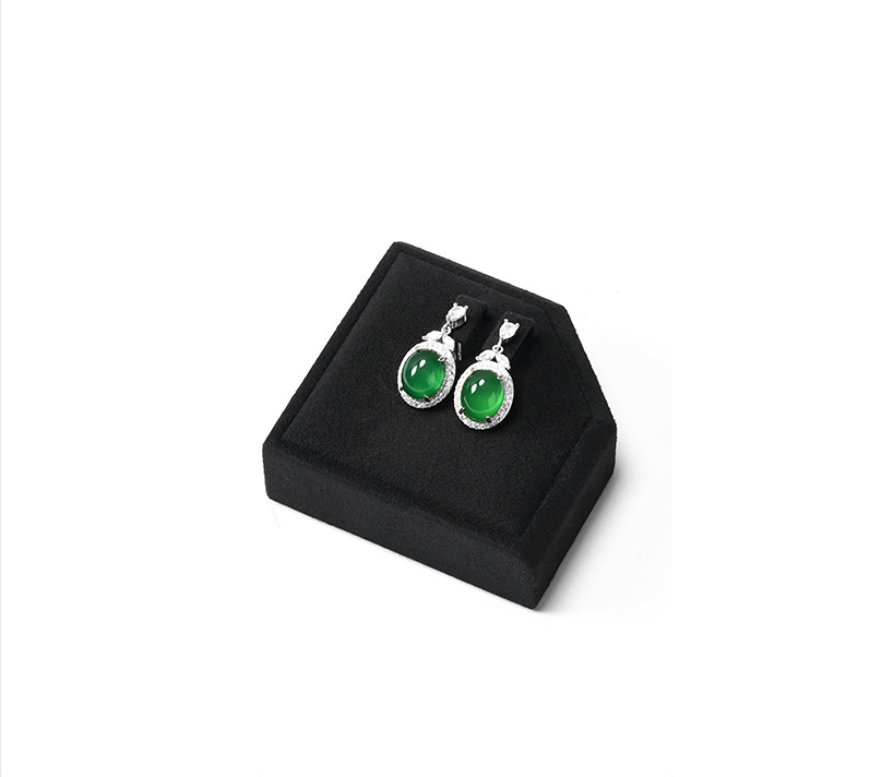 Black Microfiber Jewelry Display Set