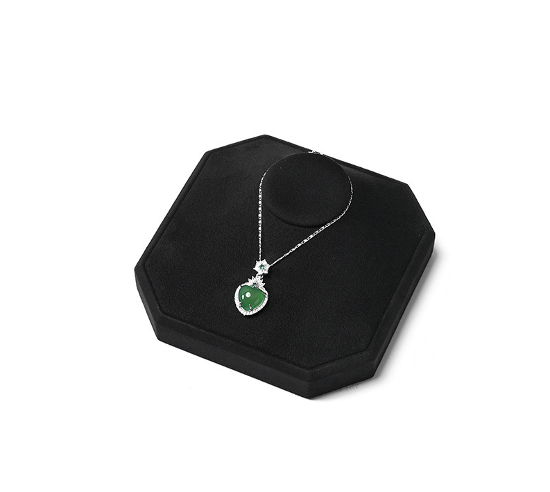 Black Microfiber Jewelry Display Set