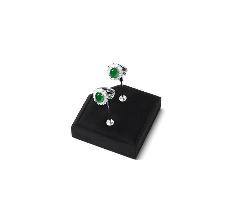 Black Microfiber Jewelry Display Set