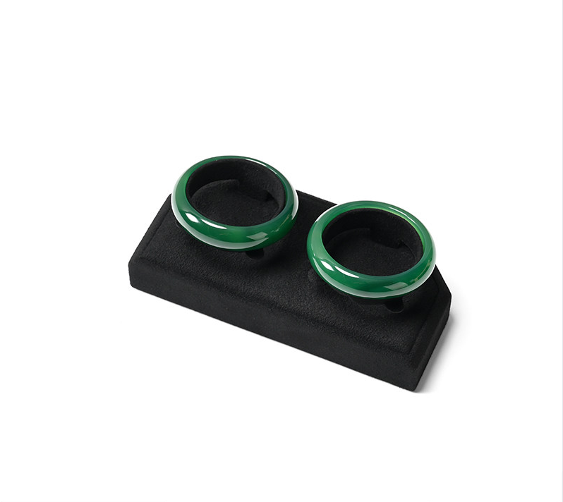 Black Microfiber Jewelry Display Set