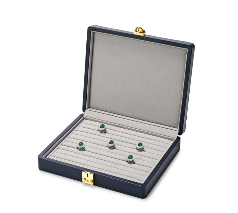 Leather Velvet Jewelry Box