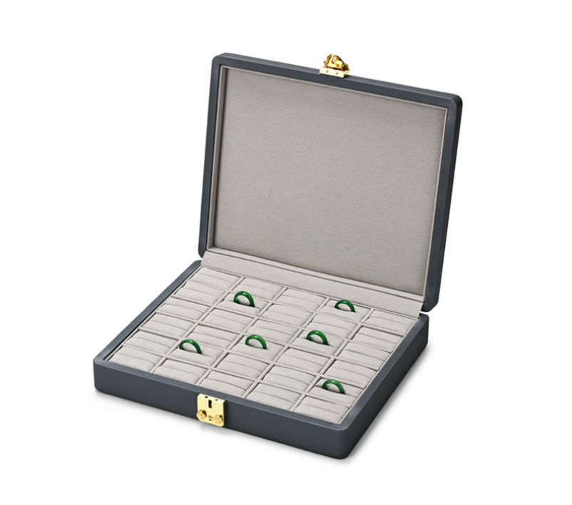 Leather Velvet Jewelry Box