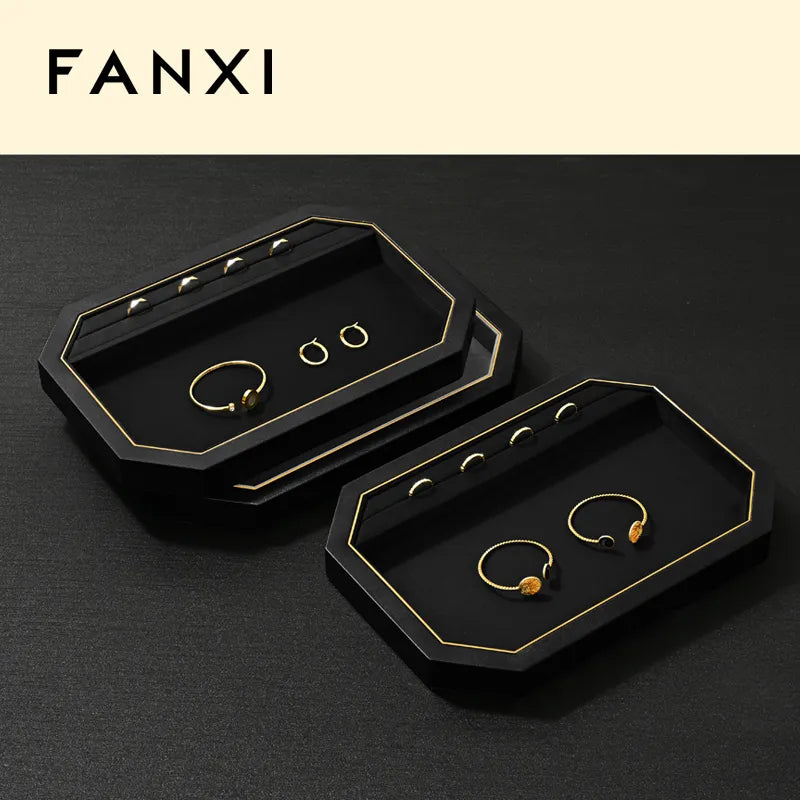 PU Leather Jewelry Display Tray